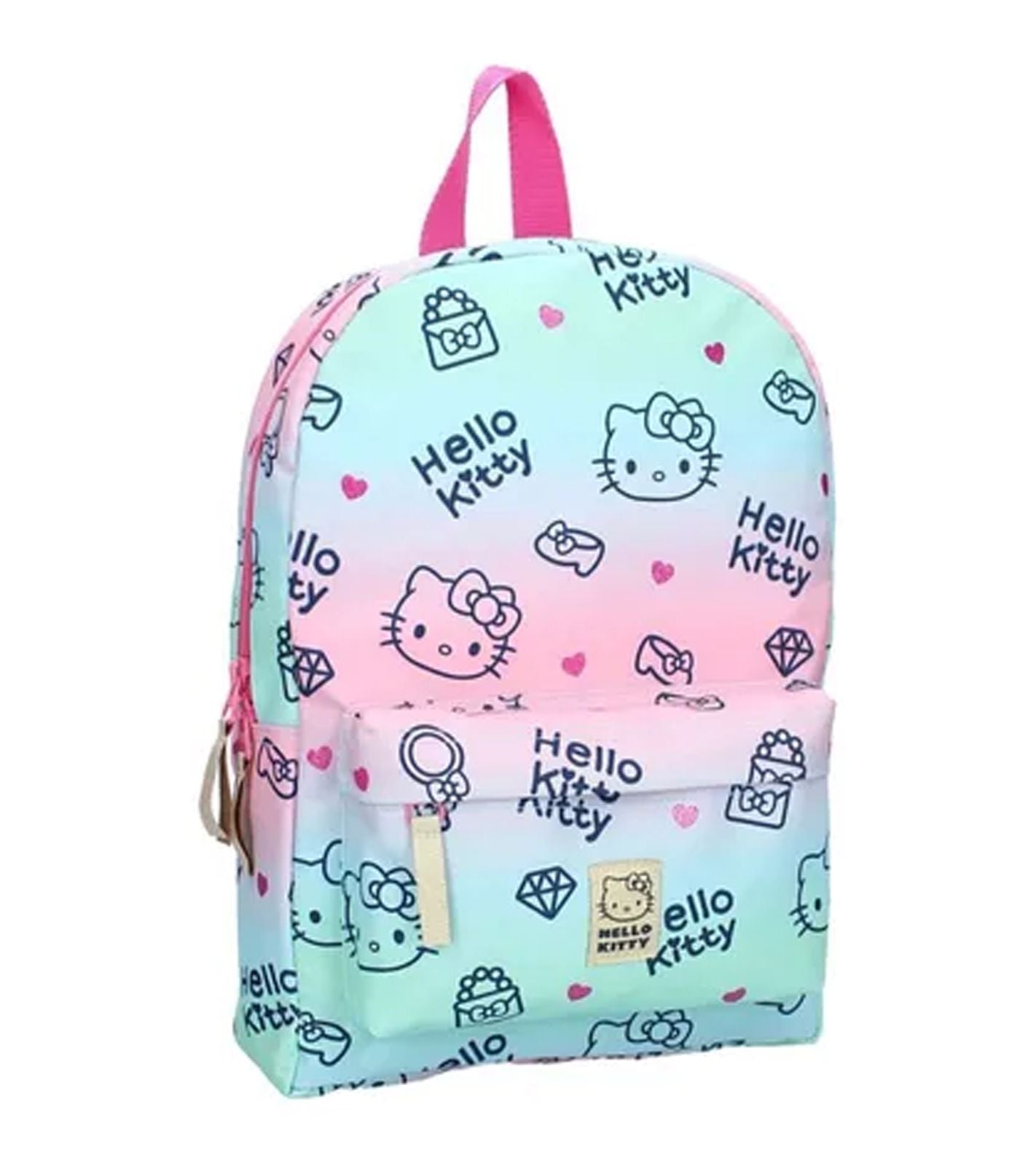 VADOBAG Kinder Rucksack für Mädchen im Hello-Kitty-Design oder Disney Marie Motiv Kindergarten-Rucksack 6L oder 8L Blau oder Rosa